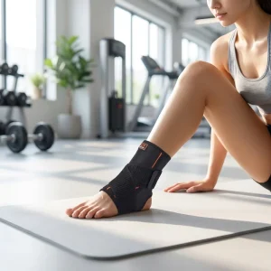 Professional Factory Adjustable High Quality Ankle Protection Fit All Sports Bandage Support Ankle Compression Sleeves