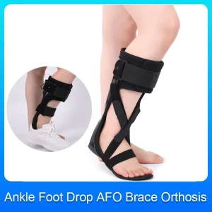 Professional Foot Drop Splint AFO Ankle Foot Orthosis Brace for Stroke Hemiplegia Rehab Varus Correction Device CE