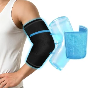 Professional Gel Ice Pack Elbow Sleeve Support Compression Elbow Brace Sports Running Injury Recovery