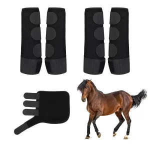 Professional Horse Racing Gear Leg Guards Anti Collision Protective Horse Leggings Stabilizer