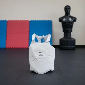 Professional Karate Chest Guard for Adults and Kids Durable Adjustable Strap Body Protector for Training and Kumite Competition
