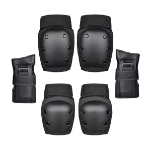 Professional Kids Protective Gear Set Impact Resistant Knee Elbow Pads Wrist Guards for Biking Skateboard Scooter Safety Guard
