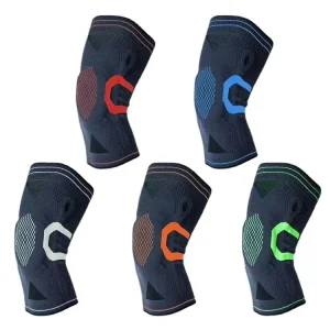 Professional Nylon Knee Pads Elastic Spring Support Anti Collision Compression Knee Wraps Sports Protective Gear