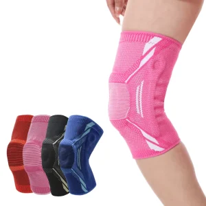 Professional Protection Spandex and Nylon Soft Warm Thick Flexible Anti-Slip Knee Pads for Sports Safety Outdoor Running