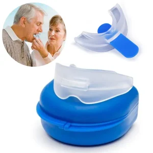 Professional Reusable Medical Grade Silicone Anti Snore Mouthpiece and Mouthguard with Breathing Top
