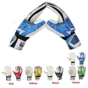 Professional Soccer Goalkeeper Gloves for Adults Children Breathable Latex Anti Slip Fingertips Sports Protection Pull on