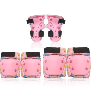 Professional Sponge Skateboard Inline Skate Safety Gear Set for Children’s Full Set Helmet Knee Pads Extreme Sports Protection