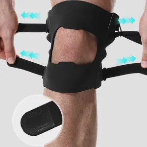 Professional Sports Patella Support Strap Adjustable Double Knee Band for Basketball Running Football Training Knee Protector
