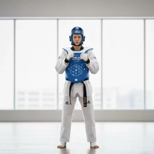 Professional Taekwondo PSS Body Protector Electronic Chest Guard with Advanced Impact Sensors for Martial Arts Clubs