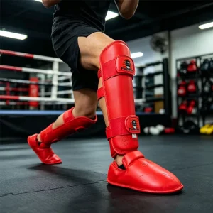 Professional Waterproof PU EVA Unisex Karate Training Shin Guard