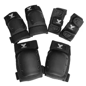 Professional knee and elbow protectors for safe roller skating activities
