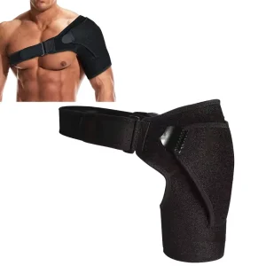Protective Adjustable Neoprene Sports Shoulder Brace Support for Pain Relief and Safety