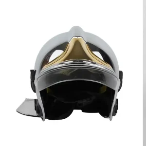 Protective Fireproof Firefighter Safety Helmet Anti corrosion Radiation Heat Resisting Polycarbonate