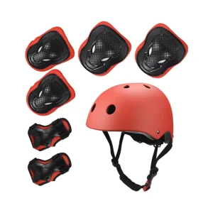 Protective Gear Kid Skate Bicycle Protection Helmet Knee Elbow Wrist Pad Guard Set for Child Baby Skateboarding Biking