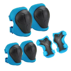 Protective Gear Set Cotton Knee Pads Elbow Pads Guards Kids Safety Gear Roller Skating Bike Riding Inline Sports