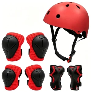 Protective Gear Set Cotton Knee Pads Elbow Pads Guards Kids Safety Gear Roller Skating Bike Riding Inline Sports