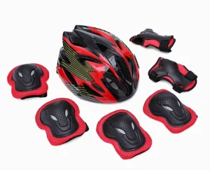 Protective Gear Set for Roller Skating Self Balancing Scooters Knee Pads Skateboard Helmet Fall Resistant Sponge Material