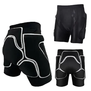 Protective Padded Shorts Tear Resistant Hip Protection Butt Pad Protective Gear Activewear for Snowboarding Skate Men Women