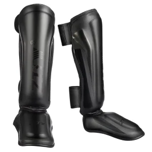 Pu Leather Training Muay Thai Shin Guards Mma Kick Boxing Shinguard Muay Thai Tibials Protector