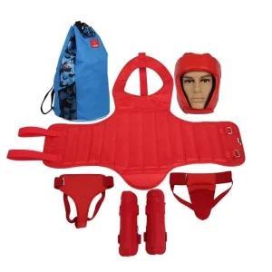 QUTENG New Sanda Protection Set Sanda Protector Boxing Protective Gear MMA Protective Gear