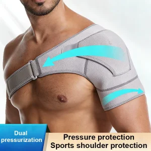 Quick Dry Features Reusable Shoulder Brace Orthopedic Neoprene Shoulder Support Belt Buckle Strap Shoulder for Recovery