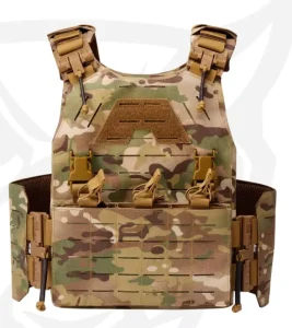 Quick release tactical vest laser cutting Molle armor plate harness camouflage equipment suitable for outdoor hunting training
