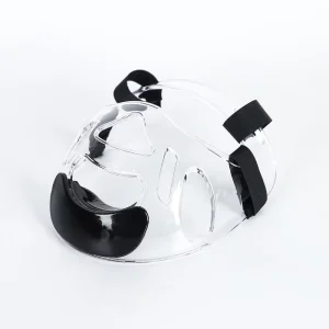 Quteng Low MOQ Children’s Face Guard ABS Plastic Face Shield Durable Lightweight Martial Arts Mask for Taekwondo Karate Judo