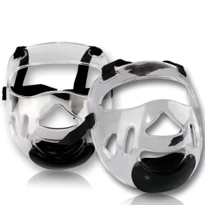 Quteng Low MOQ Gear Training Accessory Children Face Guard Protective Mask Taekwondo Mask Karate Mask