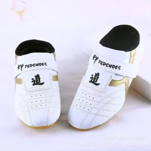 Qutengtaekwondo Lightweight High Resilience Durable High Top Taekwondo Shoes for Unisex Martial Arts Training taekwondo shoes