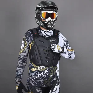 Racing Armor for Motorcyclists Off Road Bike Anti Impact Chest Plate Protector with Anti Fall Back Support