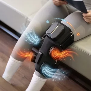 Rechargeable Knee Exercise Physiotherapy Device Alternating Hot And Cold Therapy Air Pressure Massager For Knee Surgery