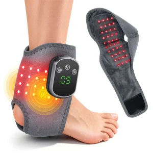 Red Light Therapy Cordless Ankle & Foot Massager with 40PCS LED Beads Wireless Timing Control