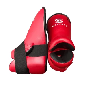 Red Protective Gear ITF Taekwondo Hand and Foot Guard Protector Martial Arts Equipment