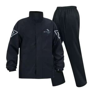Reflective Motorcycle Raincoat Suit Waterproof Jacket Pants Set Men Women Night Riding Rain Gear PFAS-Free EU Compliant Outdoor