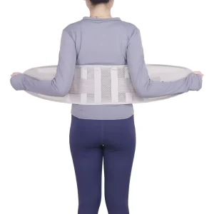 Rehabilitation Equipment Back Support Belt Comfortable Sports Waist Trainer to Wear Portable for Pain Relief