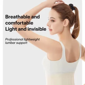 Reliable Slim Light Support Belt Inner Waist Liner Wearable Back Brace for Daily Office Travel Sport Workout
