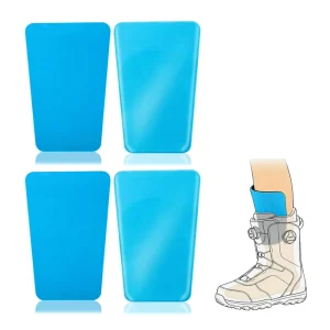 Reusable Ski & Snowboard Shin Guards Gel Pads with Boot Liners Reduce Pressure and Prevent Shin Bangs