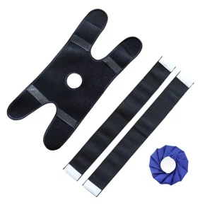 Reusable Therapy Cooling Gel Leg and Knee Ice Compression Support Protective Gear for Relieve the Pain of Arthritis and Inuries