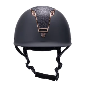 Riding Training Equestrian Helmet Luxury Horse Riding Helmet with Buckle Closure ABS EPS Material Ponytail Friendly