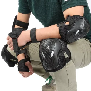 Roller Skate Skateboard Electric Scooter Protective Gear Sets Knee Pads Elbow Protection Wrist Guards for Adult