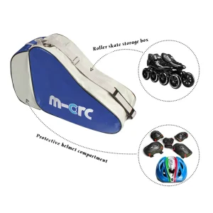 Roller Skate Wheel Skate Shoes Bag Large Capacity Inline Skate Backpack Waterproof Helmet Compartment Adult Skaters