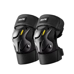 Roller Skating Knee Elbow Pads Four-piece Protective Gear Set Full Mens Womens Biker Windproof Warm Fleece-lined Knee