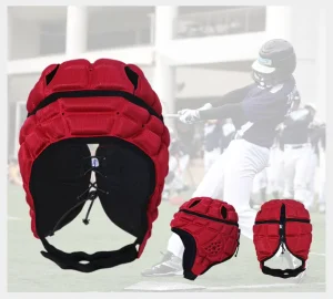 Rugby Helmet Padded Head Guard Headgear for Soccer Scrum Cap Head Protector Soft Protective Helmet for Kids Youth Baby Football