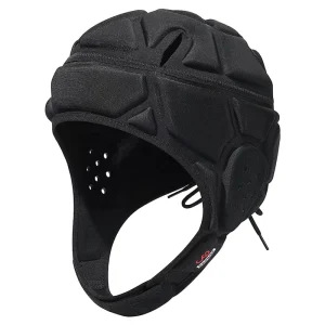 Rugby Protective Headgear Soft Shell Helmet Adjustable Soccer Goalie Helmet for Flag Football Baseball Adult