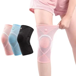 Running Knee Supports Brace Stable Non Slip Knee Protector Breathable Compression Elbow Sleeve for Outdoor Sports