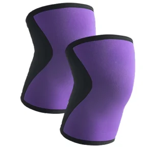 SCR 5mm or 7mm Neoprene Knee Sleeve Compression Knee Brace and Support for Powerlifting Elbow Knee Pads
