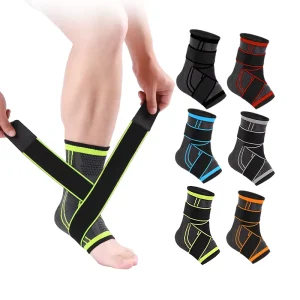 SHIWEI 3024# Gym Sports Ankle Brace Sleeve Foot Compression Ankle Support Brace with Factory Price