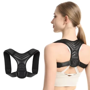 SHIWEI 5531# Posture Correction Back Support Belt Shoulder Lumbar Brace Spine Support Adjustable Posture Corrector Belt