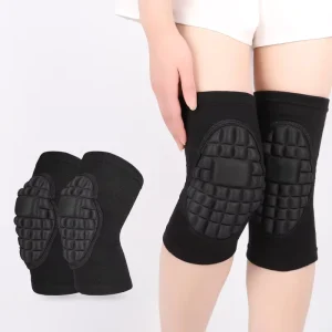 SHIWEI #Elastic EVA Knee Support Protector Spring Sports Brace Thickened Sponge Soft Knee Protector Support Dance Kneeguard