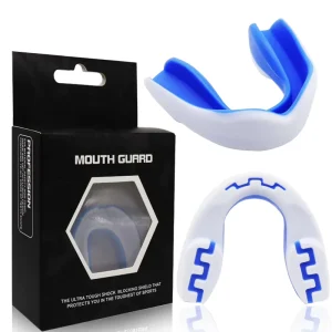 SPORTS Boil and Bite Moldable Custom Logo Mouth Guard (Youth & Adult) for Football Hockey Rugby Lacrosse Boxing